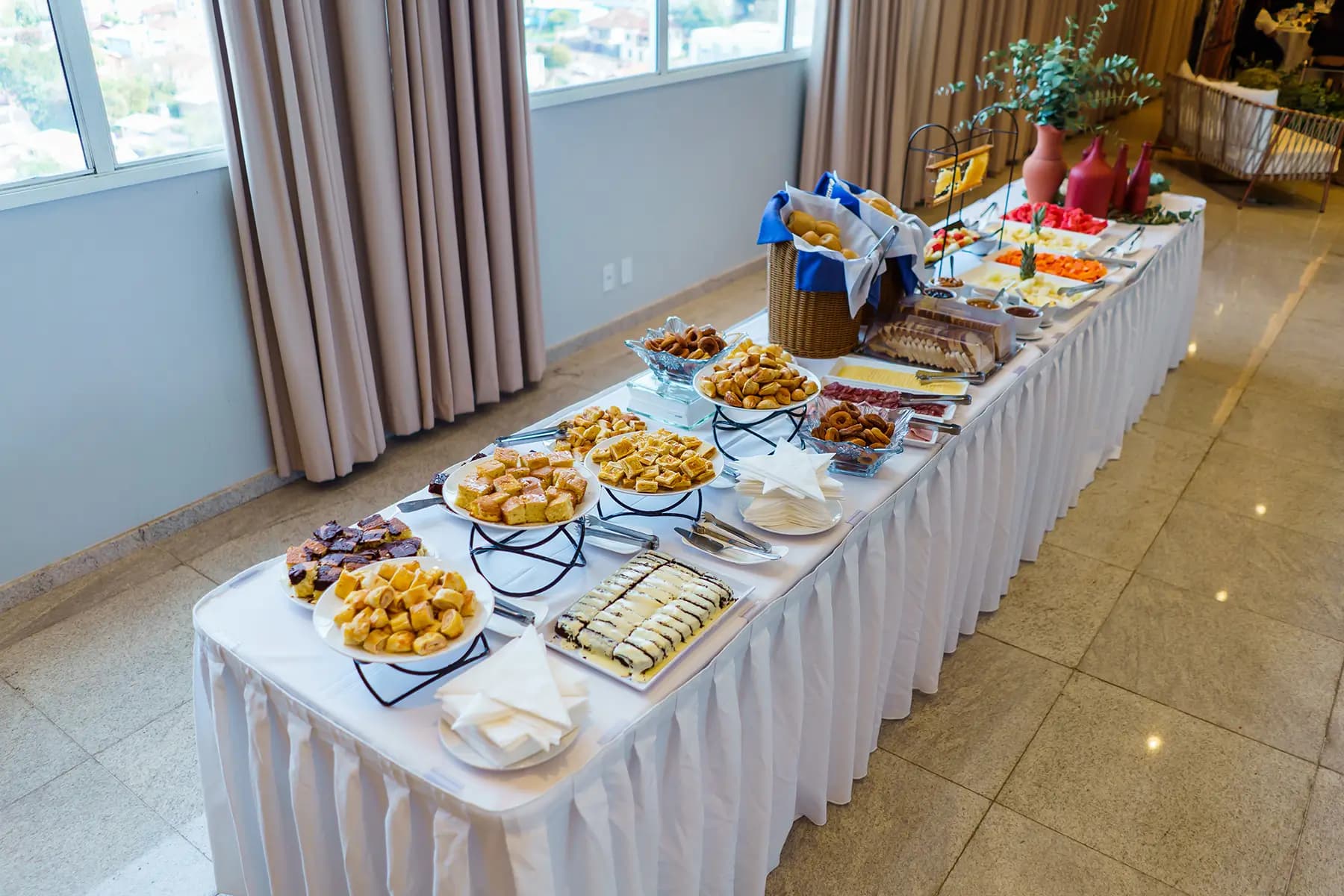 Gastronomia no Blue Open Hotel